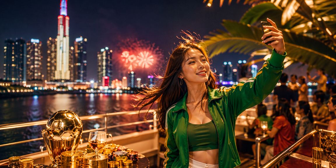 Người dùng TP.HCM theo dõi trận bóng đá trực tiếp và đặt cược live betting tại chợ đêm