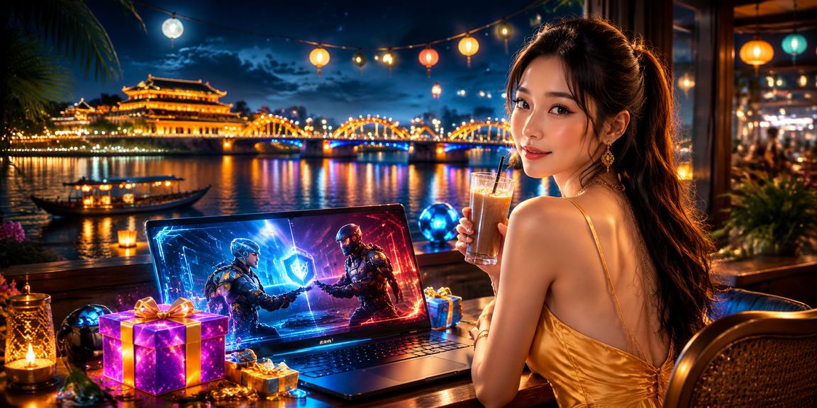 Người dùng Huế xem kèo esports và đặt cược thể thao trên di động tại quán cà phê